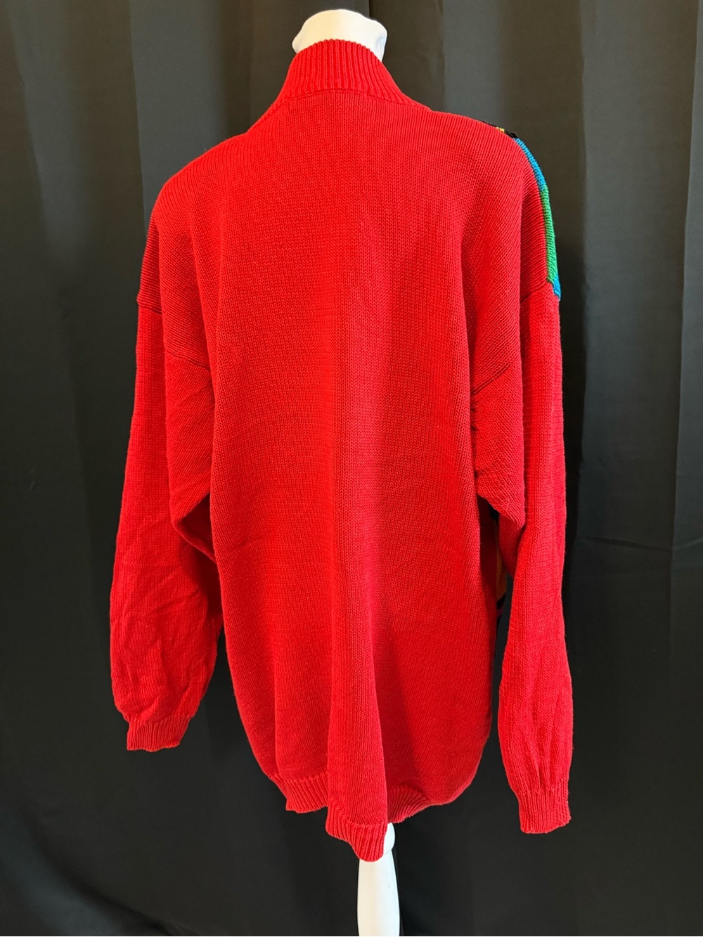 1992 Multicolor Geometric Sweater - Picture 4 of 8